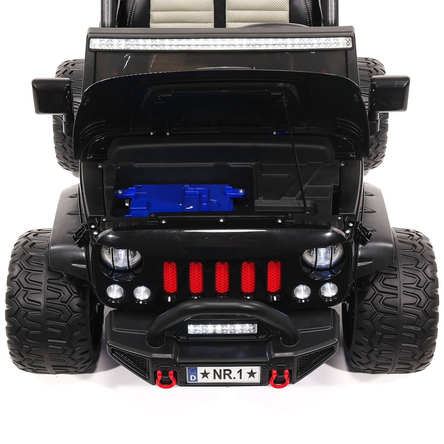 Trail Explorer 24V Kids Ride-On Car Truck with R/C Parental Remote | Police