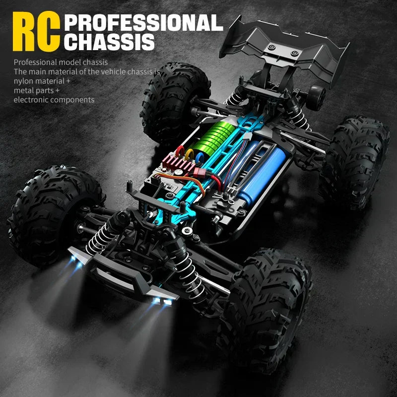 Q117 1To16 4WD RC Car – 70kmh High Speed Brushless
