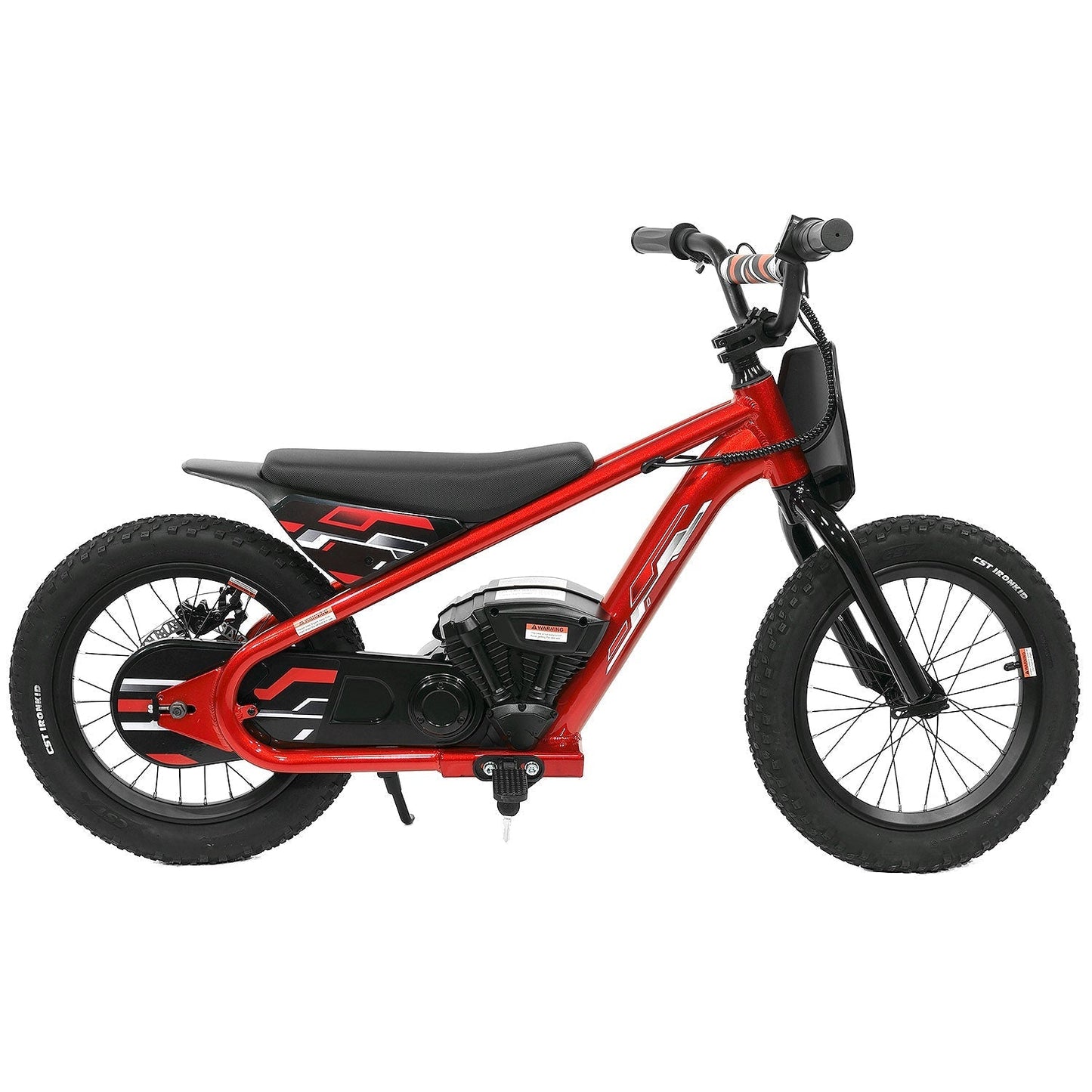 Big Kids 24V Electric Ride-On Balance Bike Scooter | Red